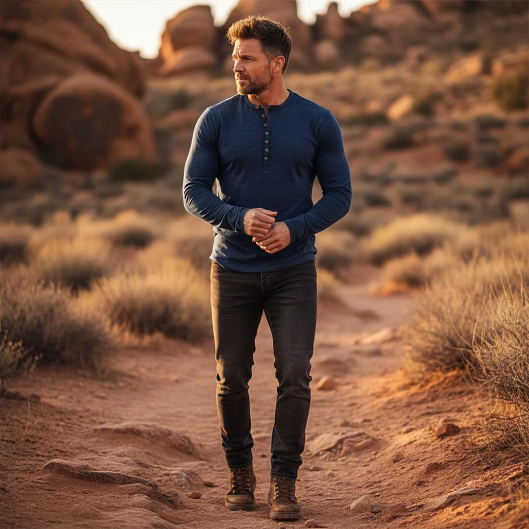 Rogue Henley - Men's Ultra Comfortable Shirt