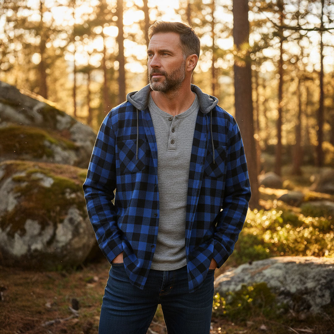 Blackstone - Men's Ultra Comfortable Flannel Shirt Jacket