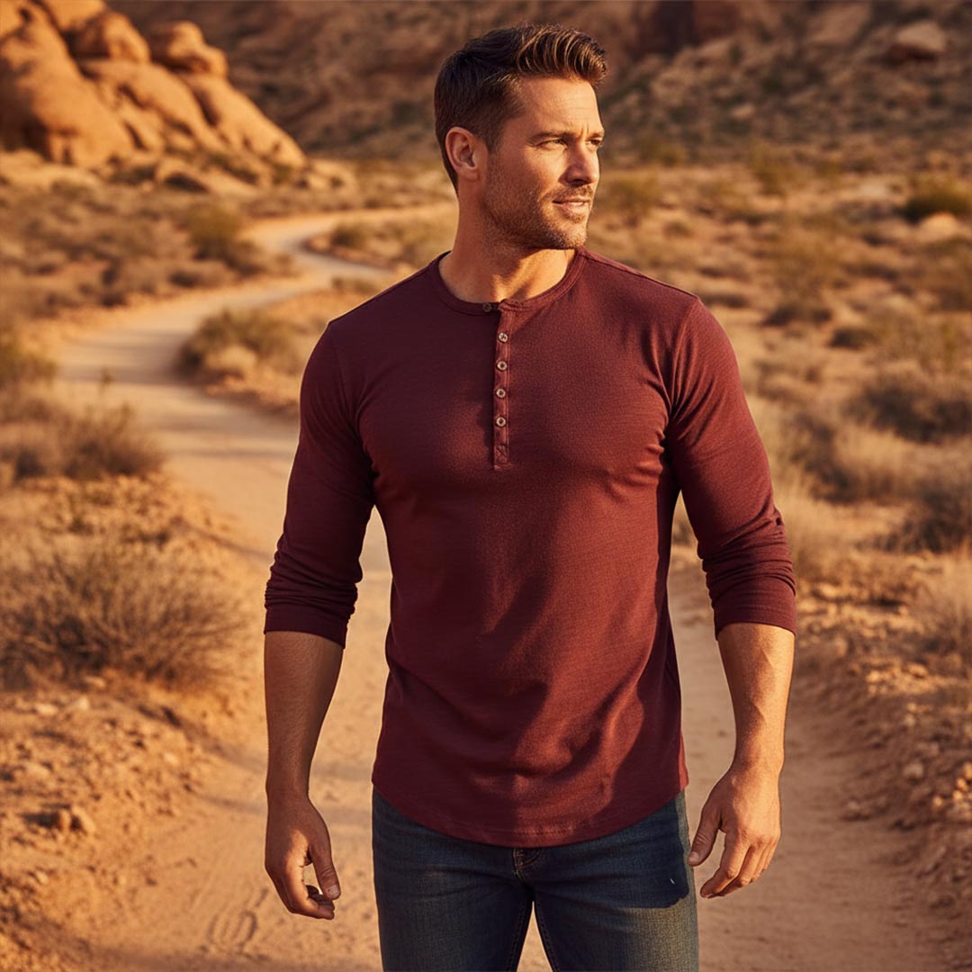 Rogue Henley - Men's Ultra Comfortable Shirt