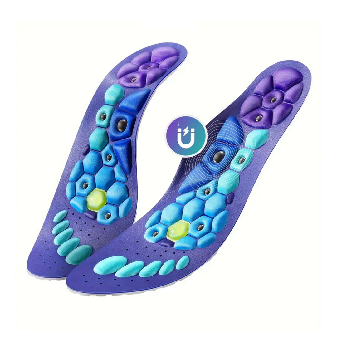 Magnetic Shock Absorbing Insoles for All-Day Comfort