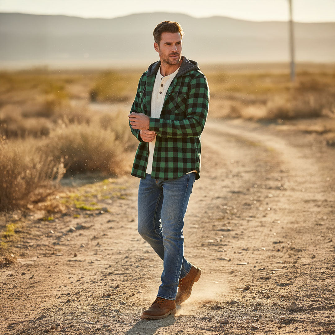 Blackstone - Men's Ultra Comfortable Flannel Shirt Jacket