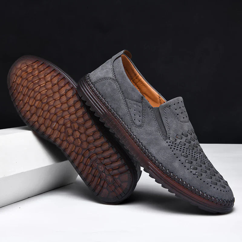Oak - Ultra Comfortable Moccasin Loafers