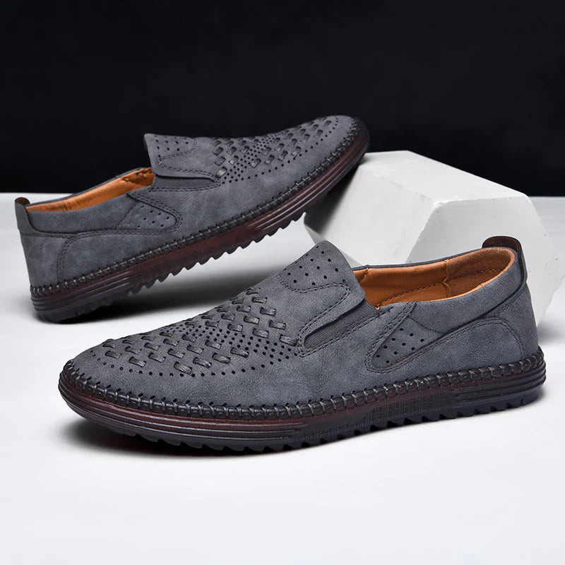 Oak - Ultra Comfortable Moccasin Loafers