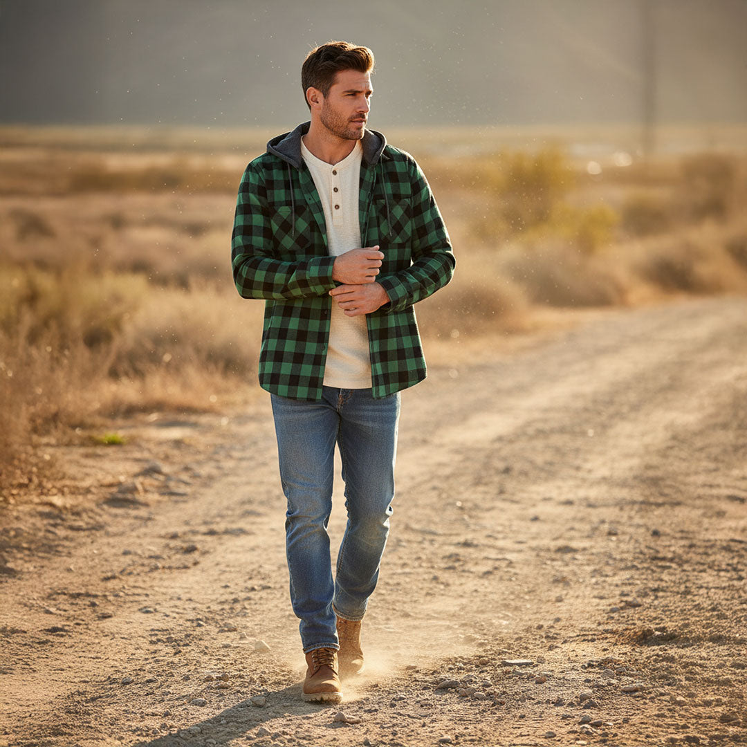 Blackstone - Men's Ultra Comfortable Flannel Shirt Jacket