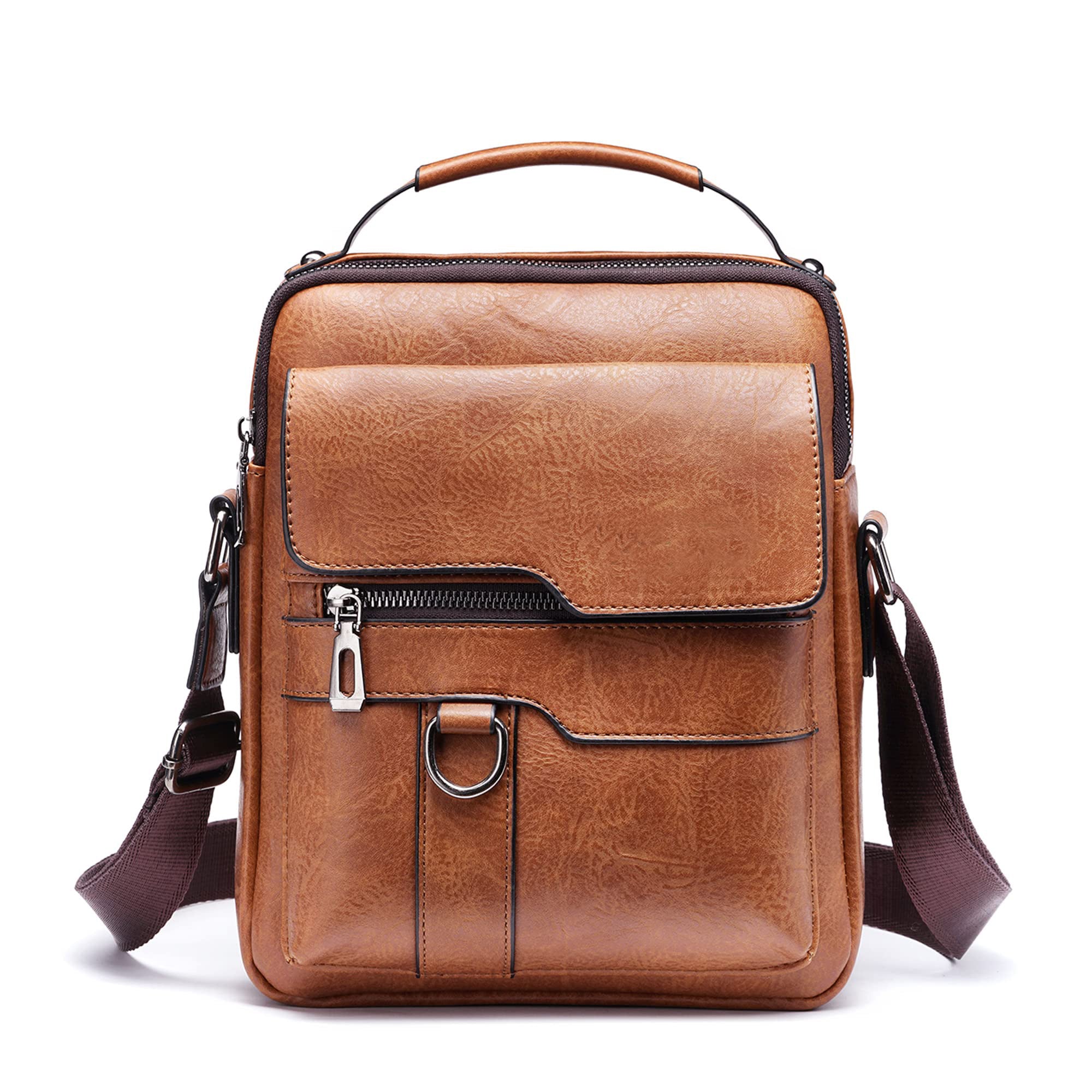 The Redwood - Classic Grain Cross Body Bag