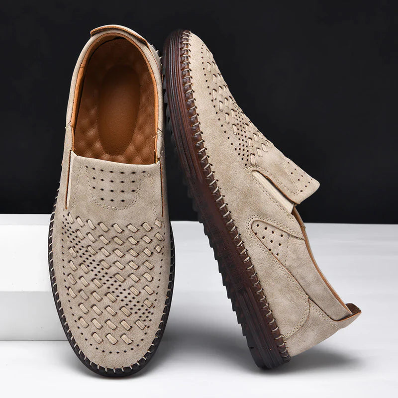 Oak - Ultra Comfortable Moccasin Loafers