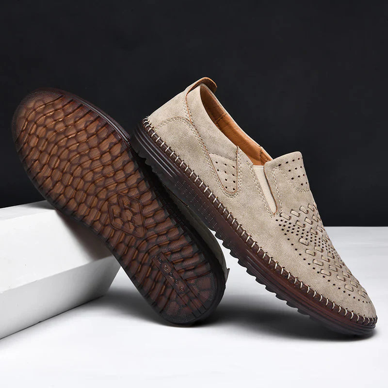 Oak - Ultra Comfortable Moccasin Loafers